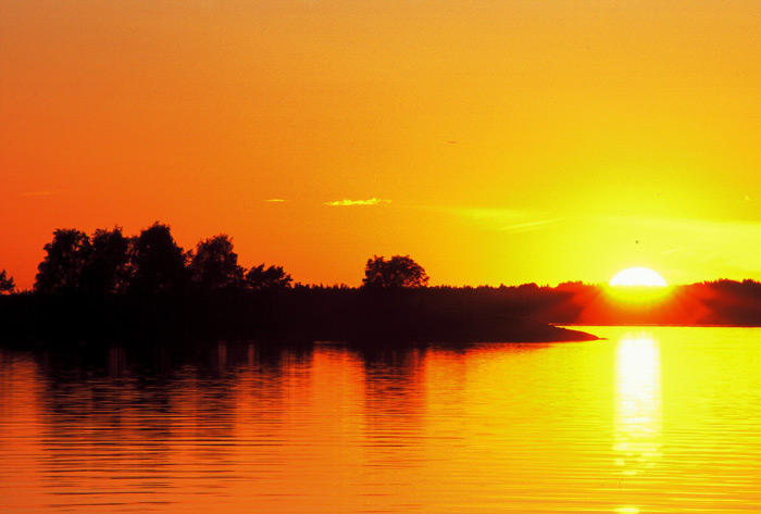 Schweden Sonnenuntergang – Tour Lappland